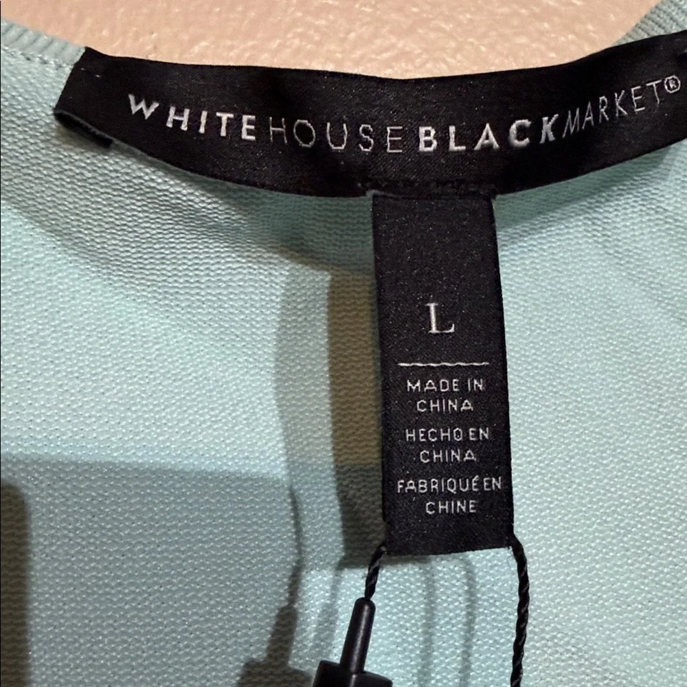 White House Black Market Ombre Blue Tank Top - Picture 3 of 5